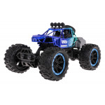 Terénne auto REAL ROCK Crawler s funkciou Smoke - modré